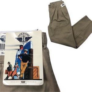 Vintage 1986 NEW Levis Dockers Khaki Pants Men’s Levi Docker Pant Beige